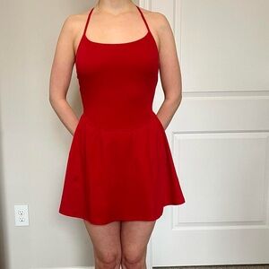 Red athletic/tennis dress